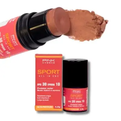 Pink Cheeks Sport Make Up