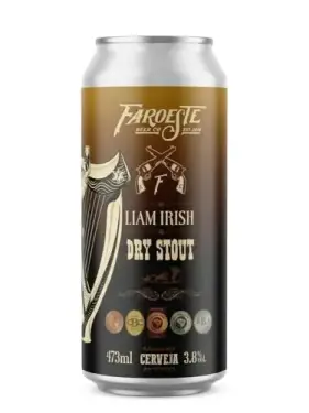 Cerveja escura Faroeste Beer Dry Stout
