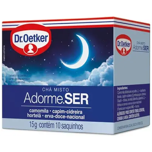 Dr. Oetker Camomila Cidreira Hortelã e Erva-Doce