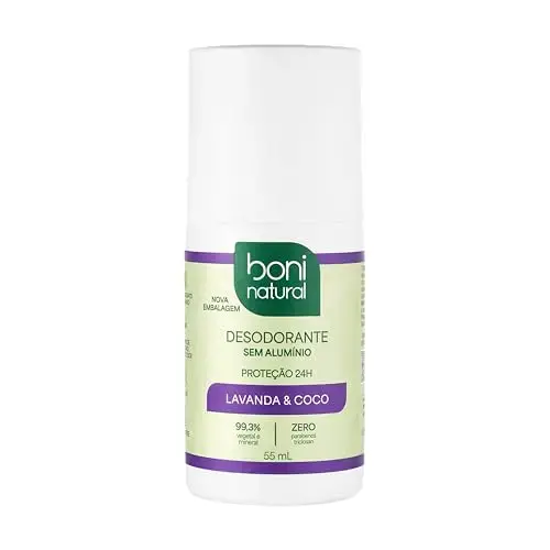 Desodorante roll-on Boni Natural Coco e Magnésio