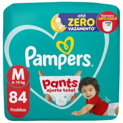 Fralda Pampers Pants Ajuste Total
