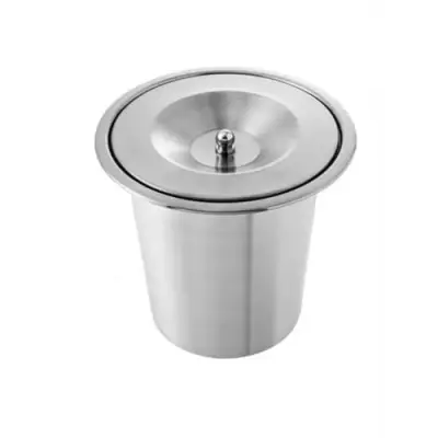 Lixeira de embutir Inovar Metais Inox