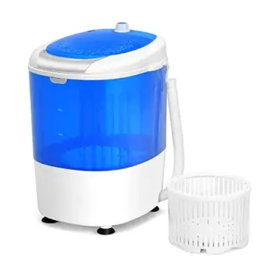 Máquina de lavar portátil Geantex GX24977-PE mini e fiador