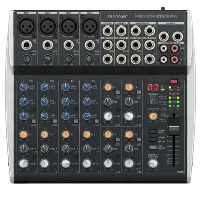 Mesa de som Behringer Xenyx QX1202USB