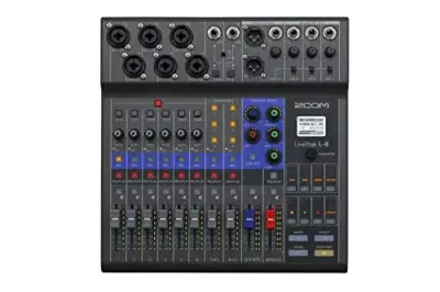 Mesa de som Zoom LiveTrak L-8