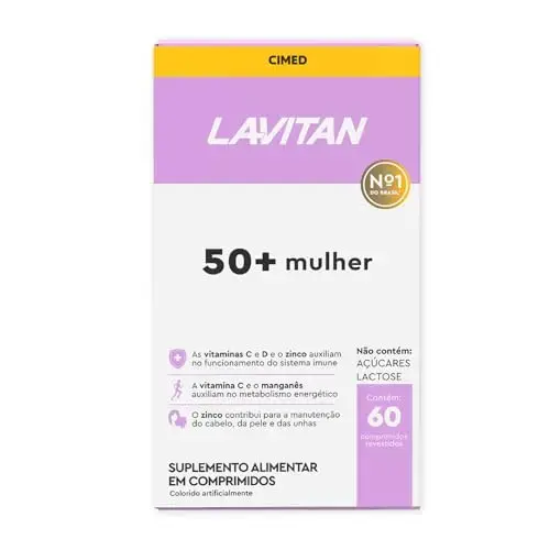 Multivitamínico Lavitan 50+ para Mulher