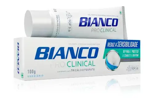Pasta de dente clareadora Bianco Carbon Detox Pró-Esmalte