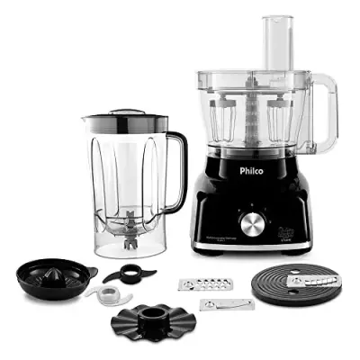 Processador de Alimentos Philco PMP1600P Glass Turbo