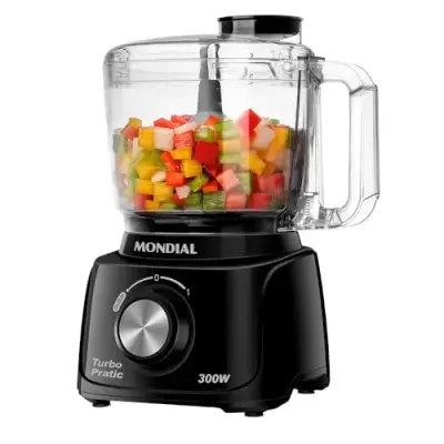 Processador de Alimentos Turbo Pratic Mondial MP-16-B