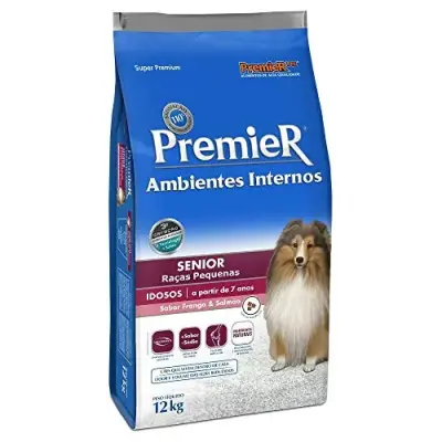 Ração para Cachorro Idoso PremieR Pet Ambientes Internos Sênior 7+