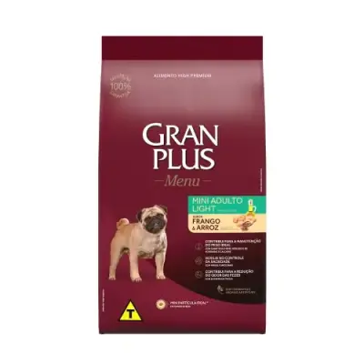 Ração para Cachorro Obeso GranPlus Menu Adulto Light