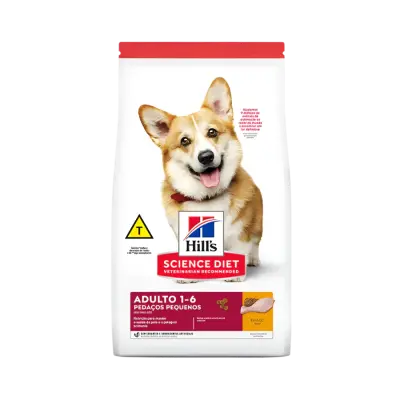 Hill's Science Diet Cães Adultos 1-6 Anos Pedaços Pequenos