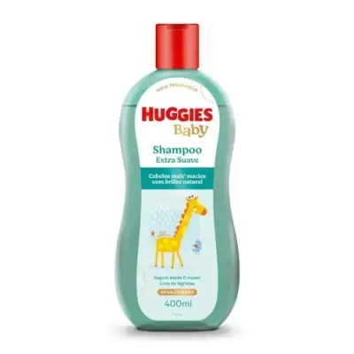 Shampoo infantil Huggies Extra Suave