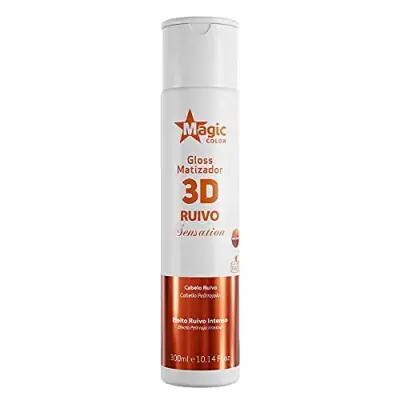 Shampoo Magic Color Matizador 3D Ruivo Sensation para cabelos ruivos