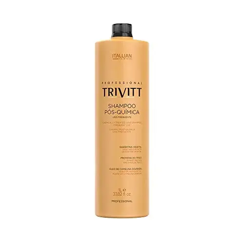 Shampoo para cabelos com química Itallian Hairtech Trivitt Pós-Química