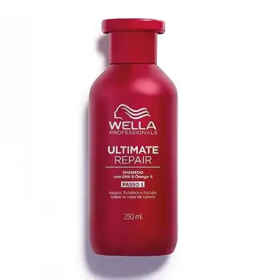 Shampoo para cabelos com química Wella Professionals Ultimate Repair