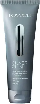 Shampoo para cabelos grisalhos Lowell Silver Slim Matizador