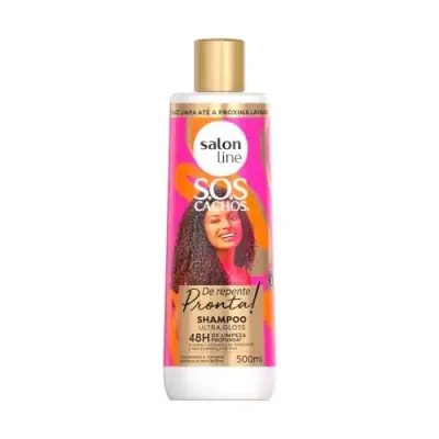 Shampoo Salon Line S.O.S Cachos De Repente Pronta para cabelos cacheados